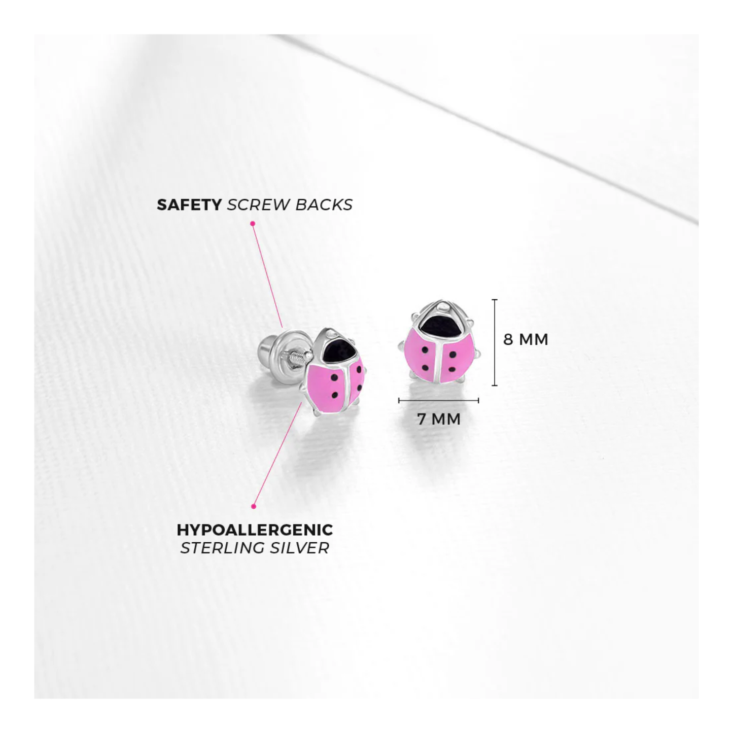 Boucles Coccinelle Enfant