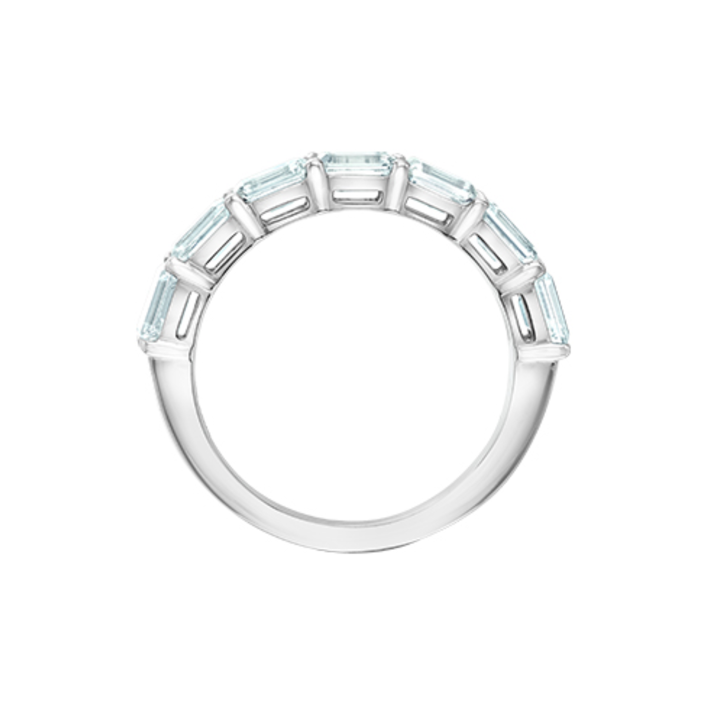 Jonc Semi-Éternité Diamants Laboratoire