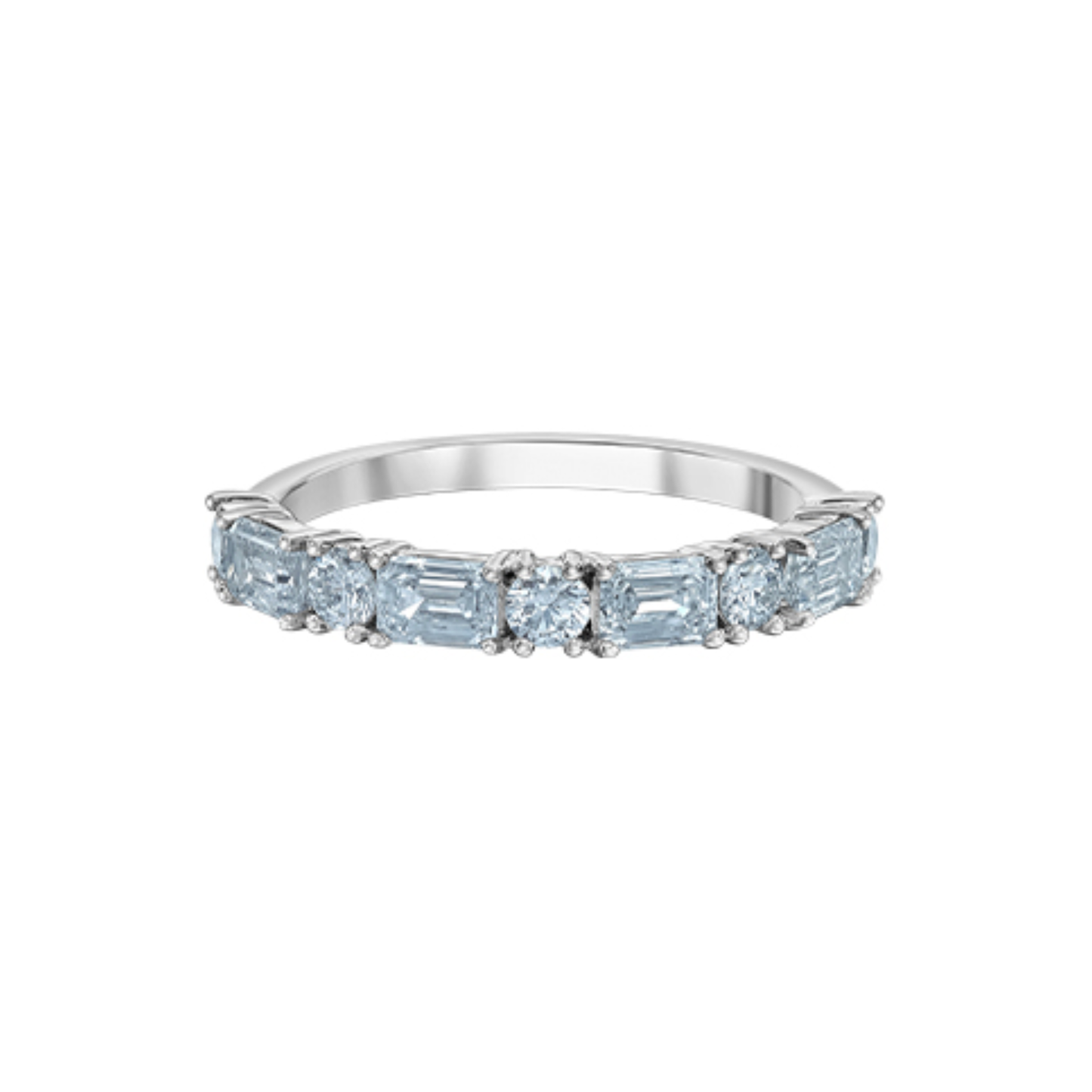 Jonc Semi-Éternité Diamants Laboratoire