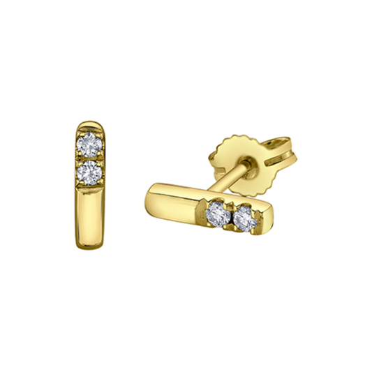 Boucles Barres Diamants