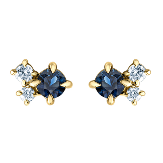 Boucles Saphirs Diamants