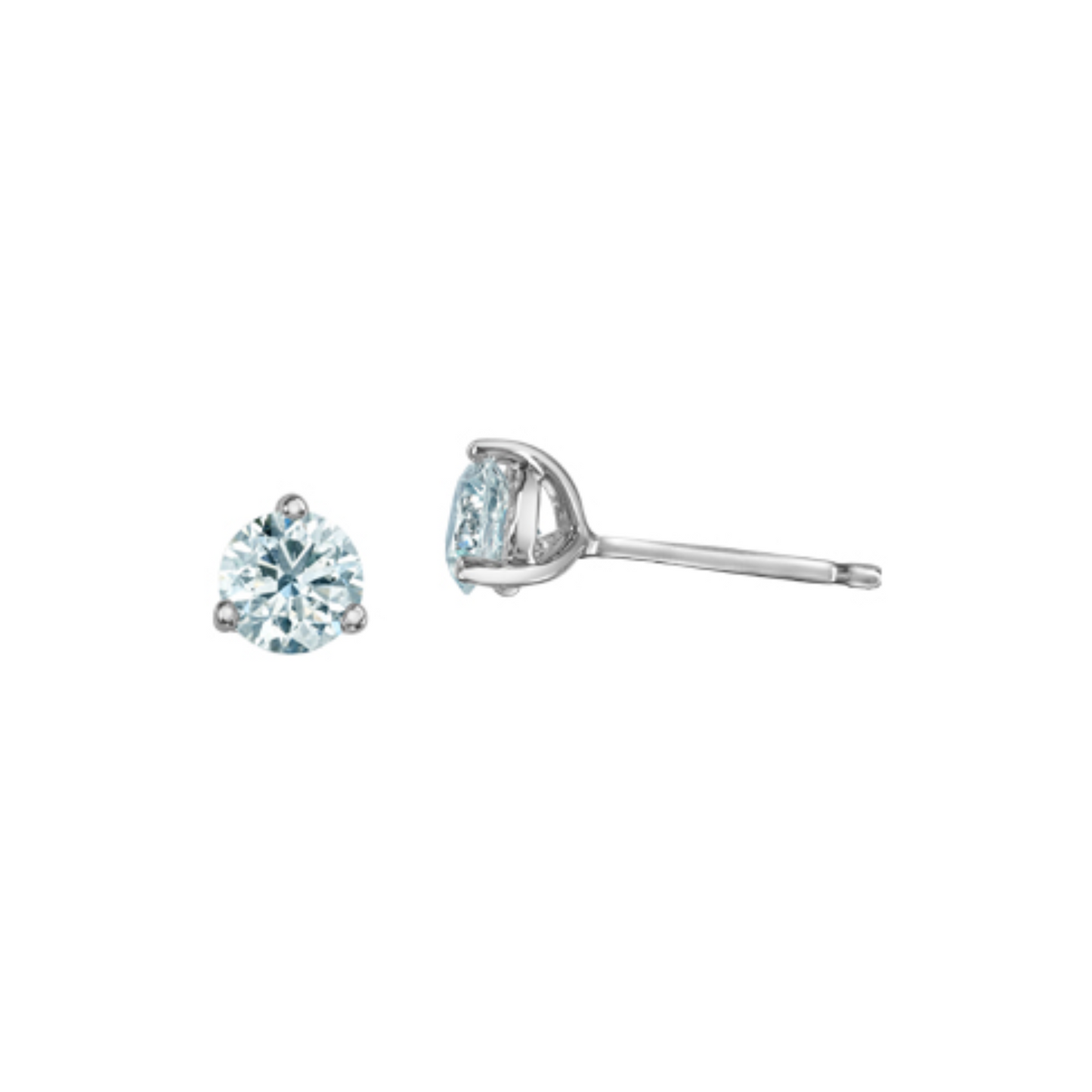 Boucles Diamants Laboratoire Solitaire