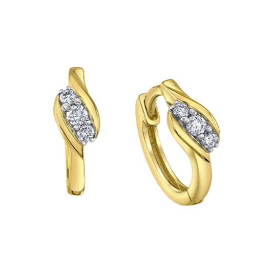 Boucles Huggies Diamants