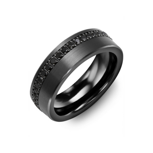 Jonc Madani Diamants Noirs