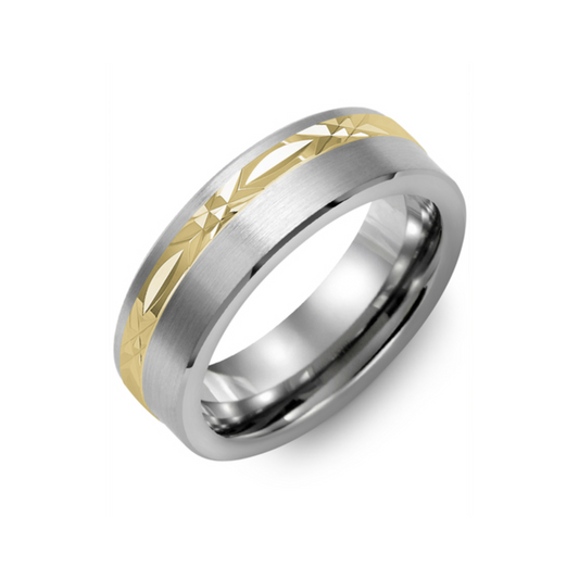 Jonc Madani Tungsten et Or