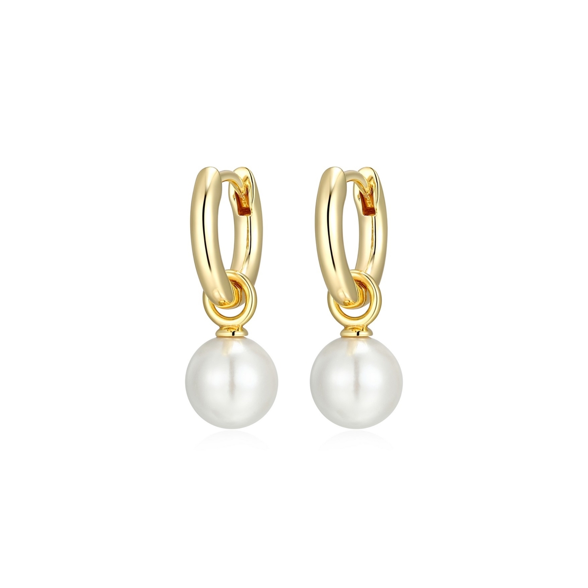 Boucles Huggies Perle Reign