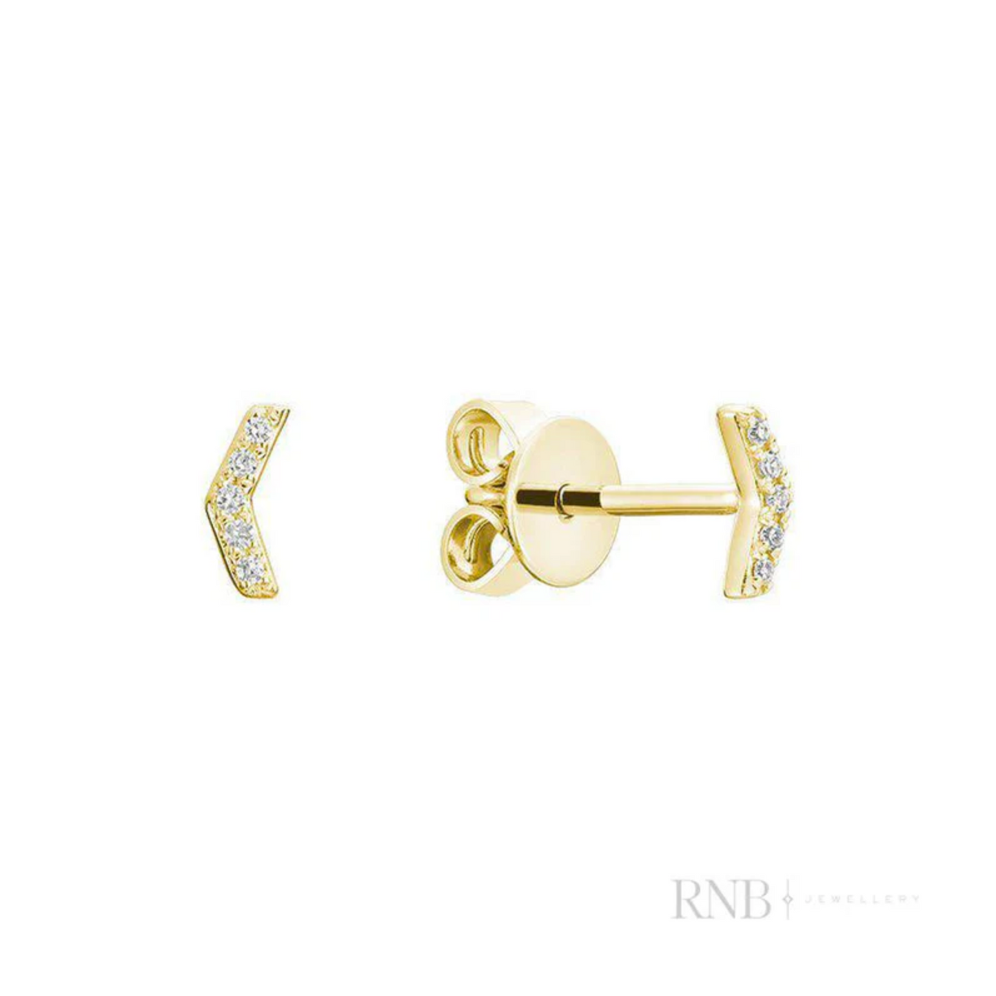 Boucles Mini Flèches et Diamants