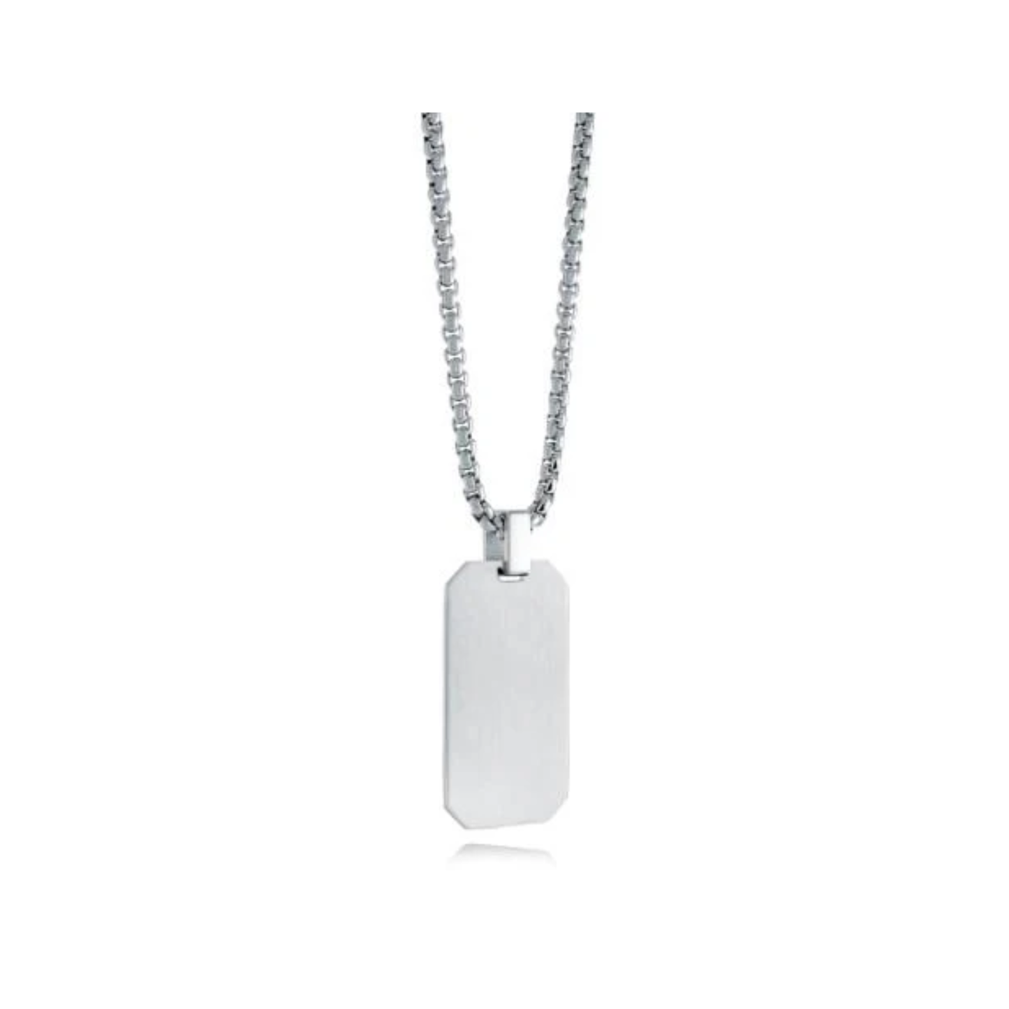 Collier Dogtag Acier Inoxydable