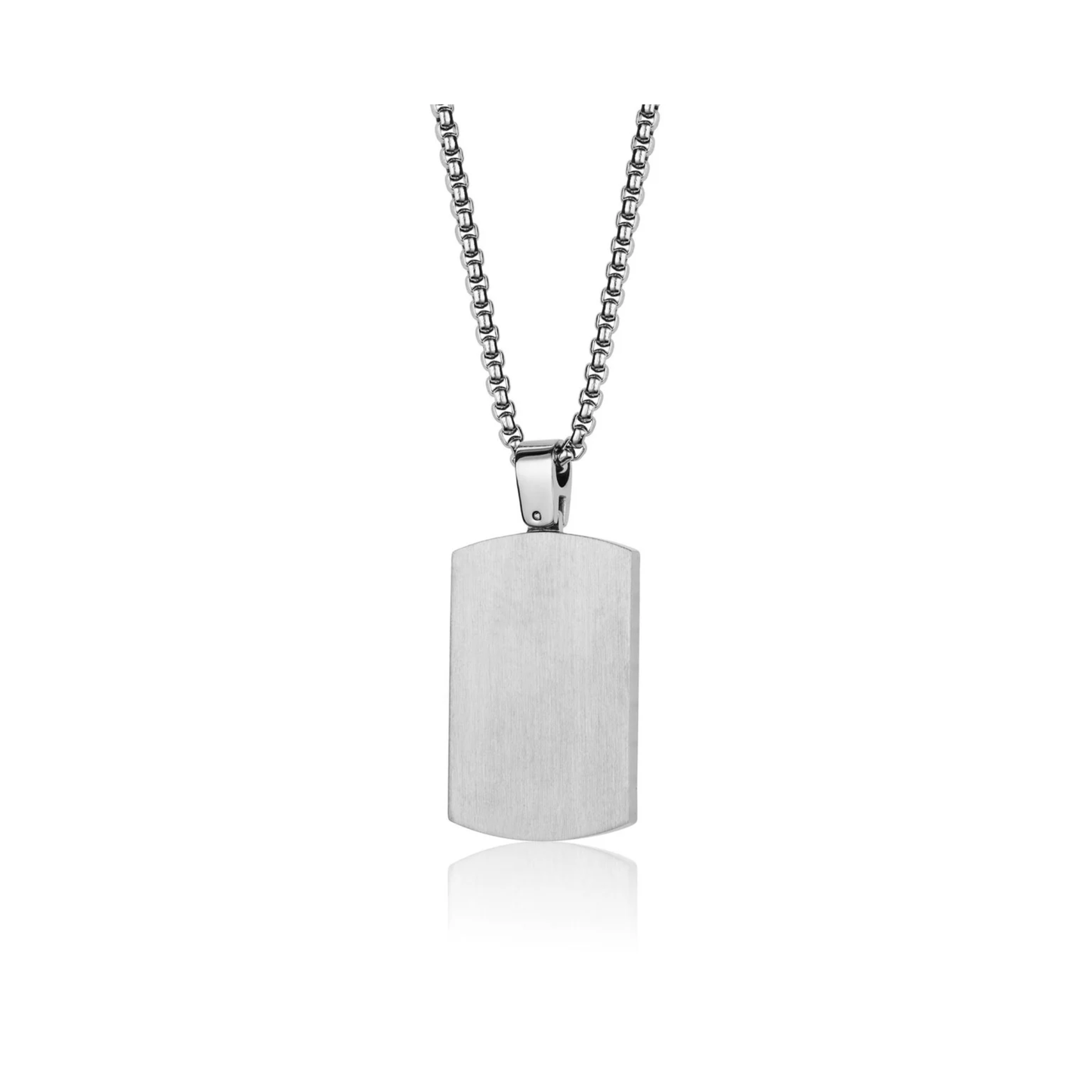 Collier Dogtag Acier Inoxydable