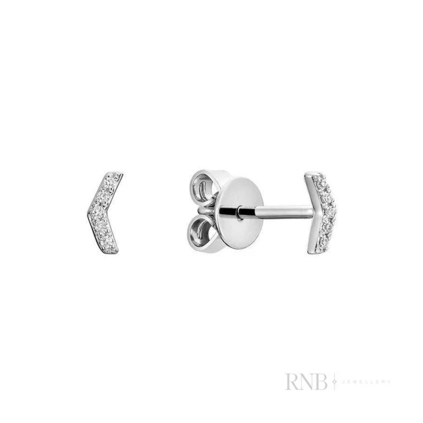 Boucles Mini Flèches et Diamants