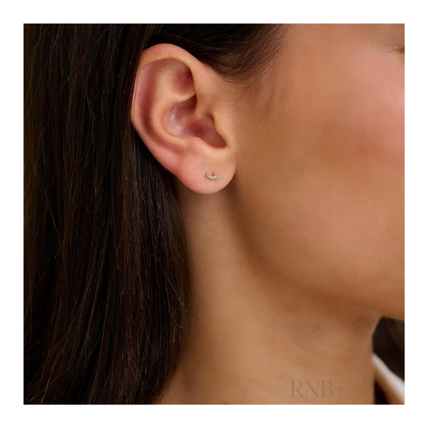 Boucles Mini Flèches et Diamants