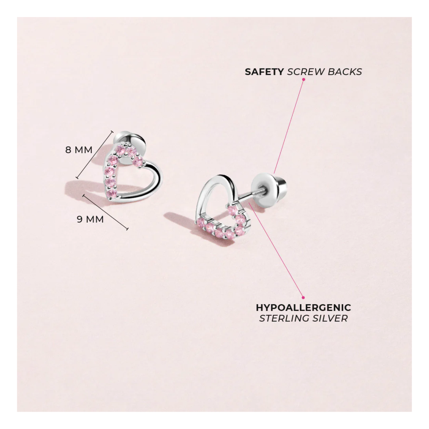 Boucles Coeurs Enfants