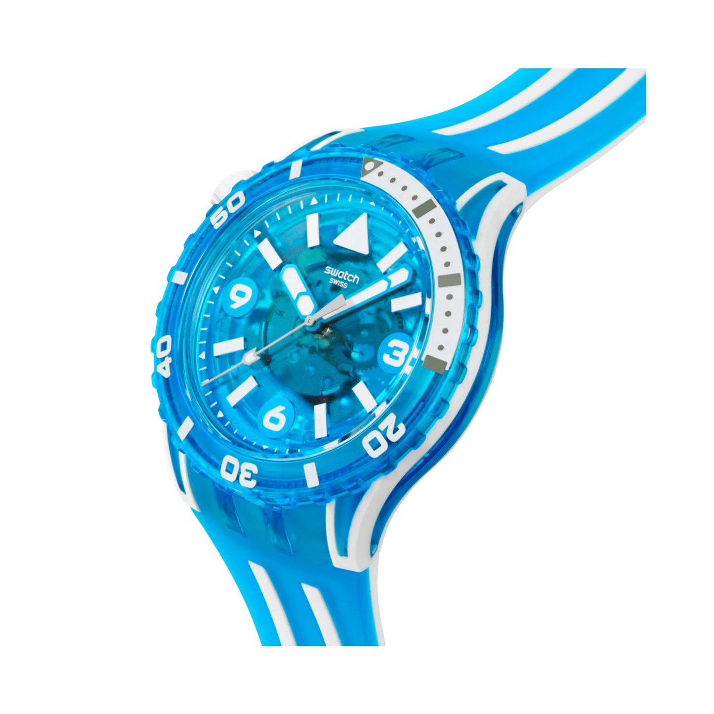 Montre Swatch Scubaqua Blue Fire