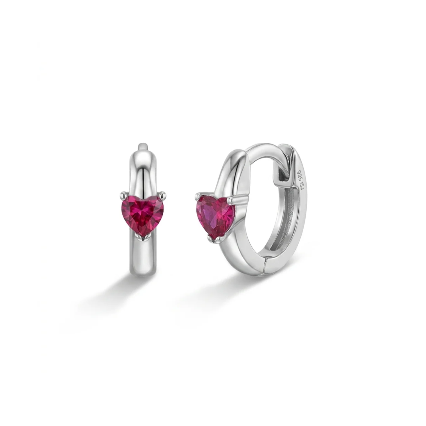 Boucles Huggies Coeurs Enfants