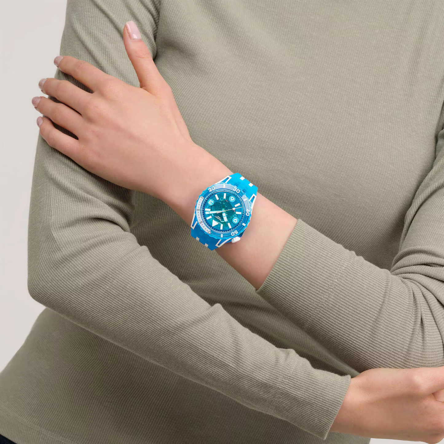 Montre Swatch Scubaqua Blue Fire