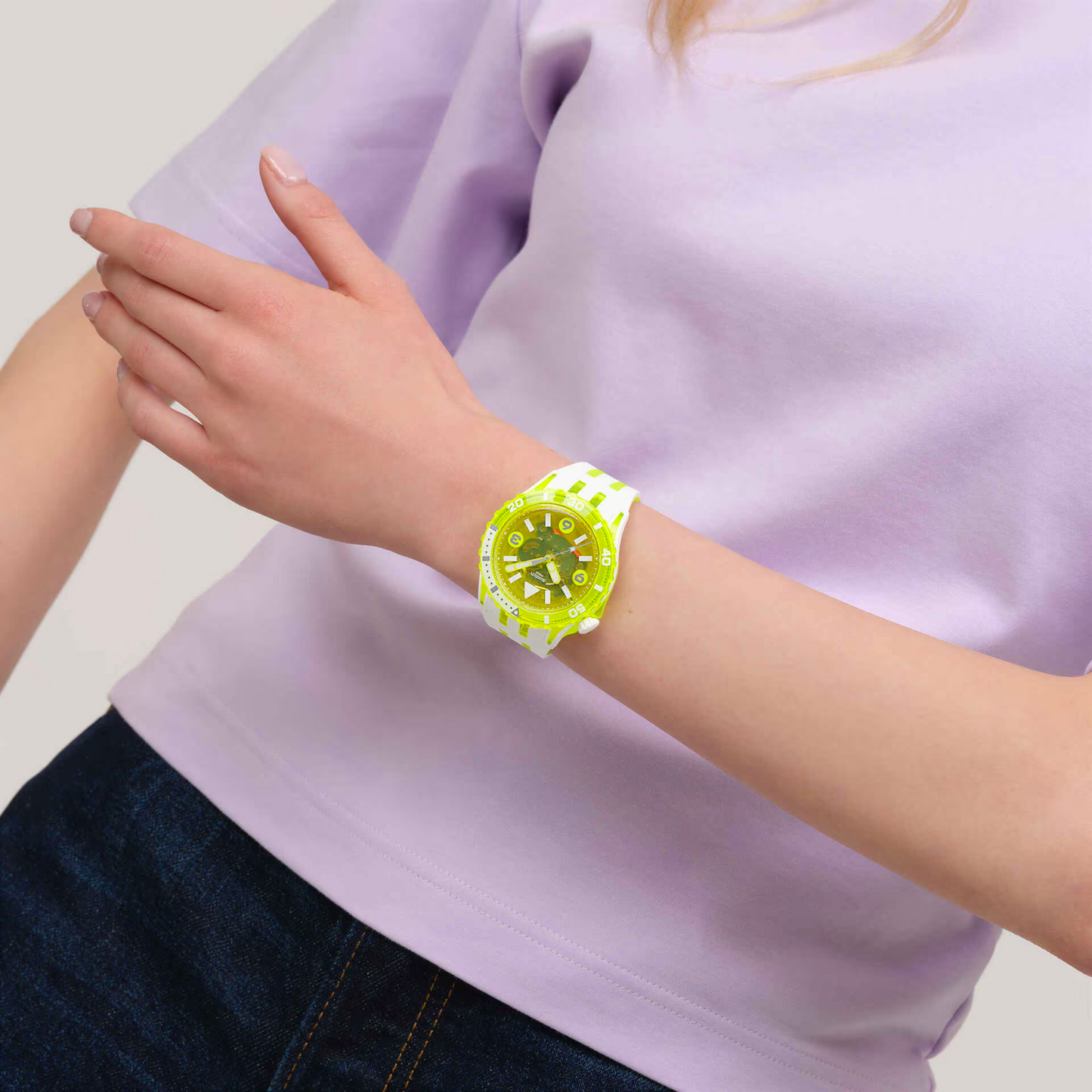 Montre Swatch Scubaqua Egg Yolk