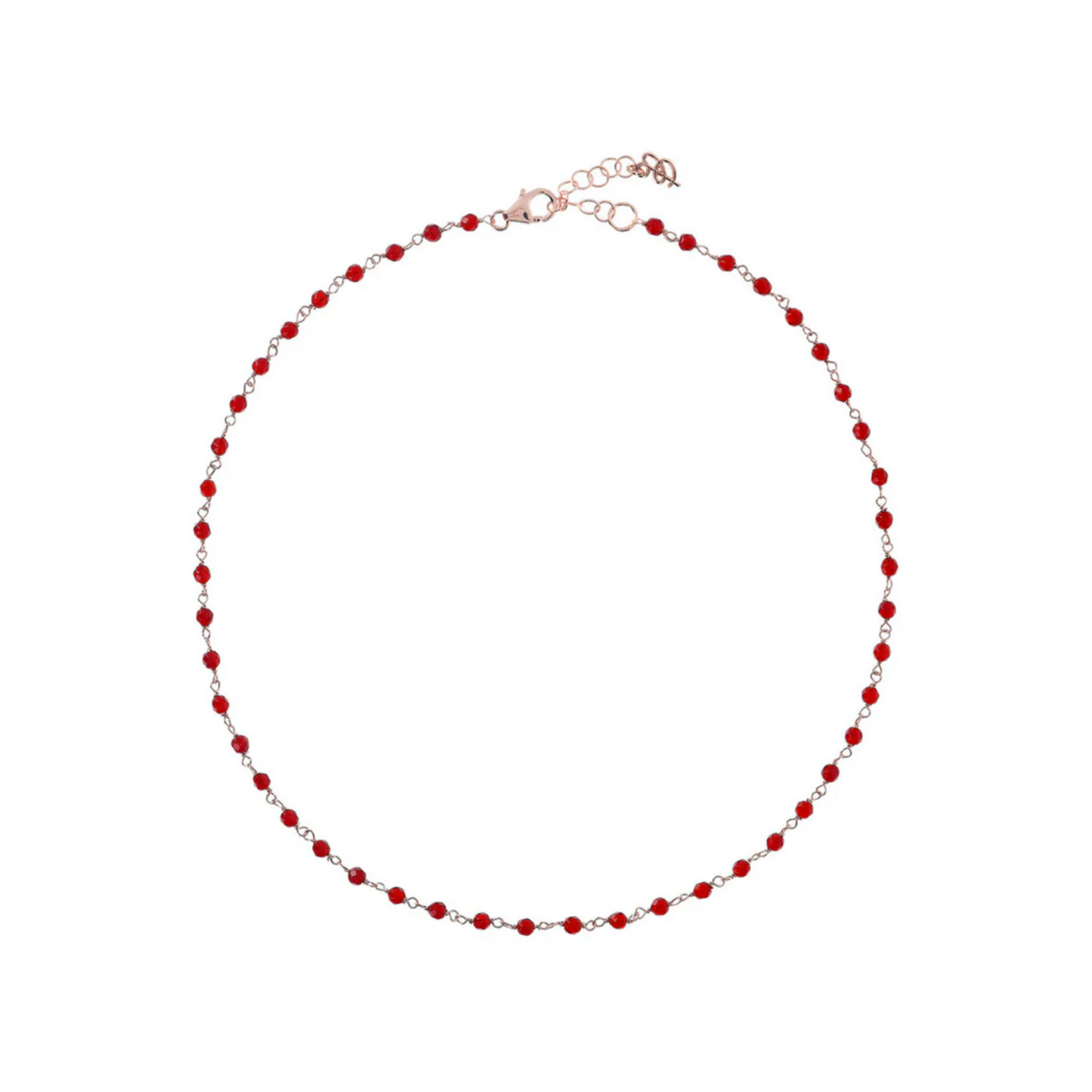 Collier Agathe Rouge Bronzallure