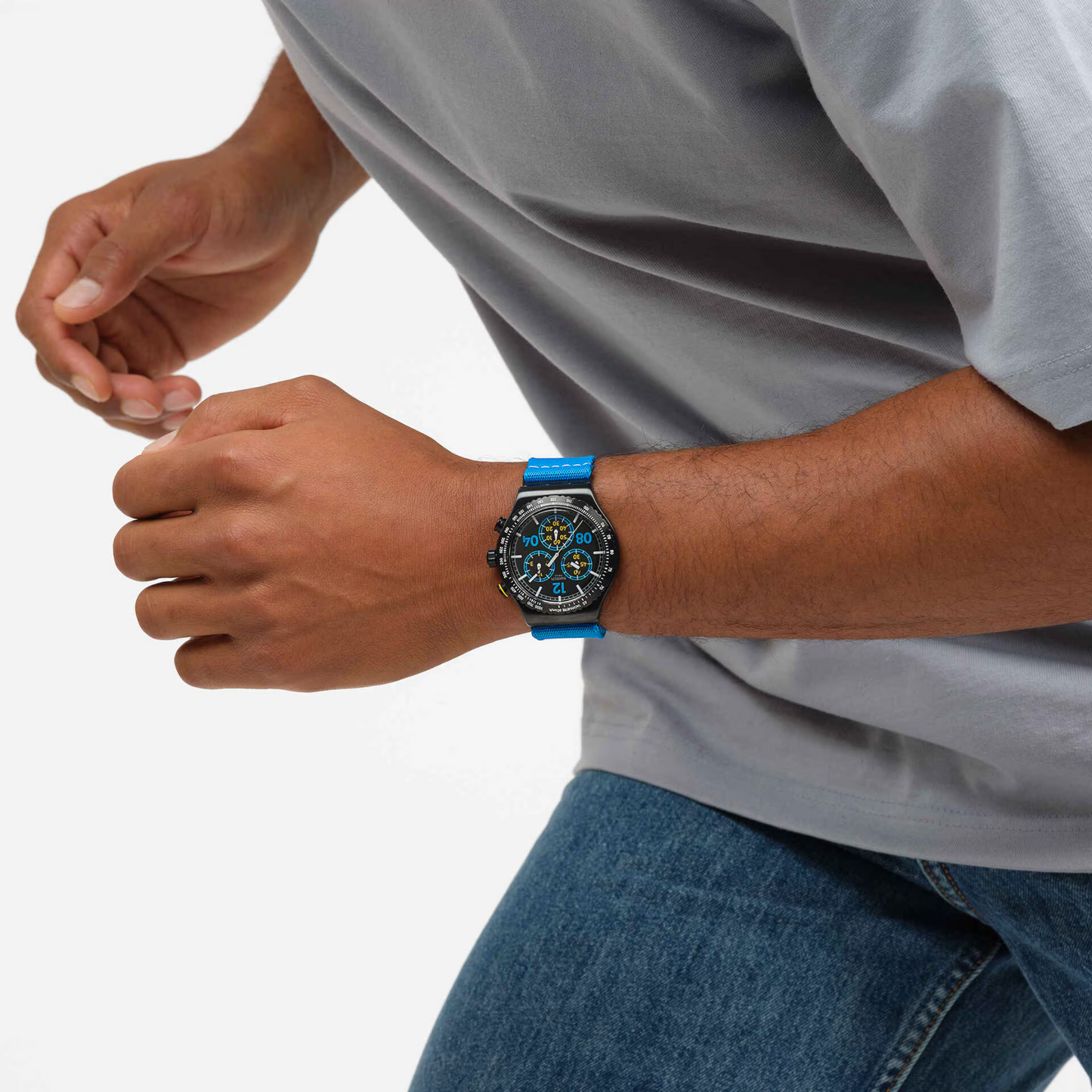 Montre Swatch Moments In Blue