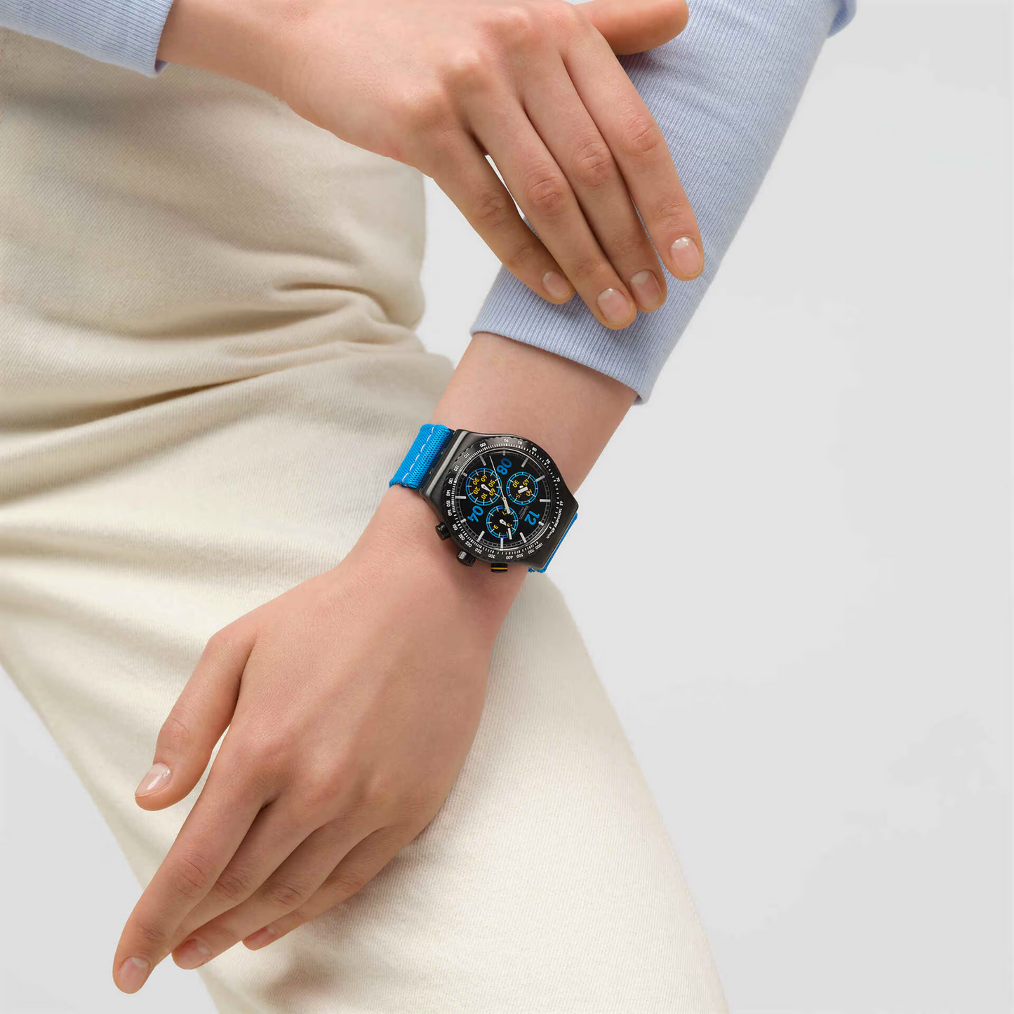 Montre Swatch Moments In Blue