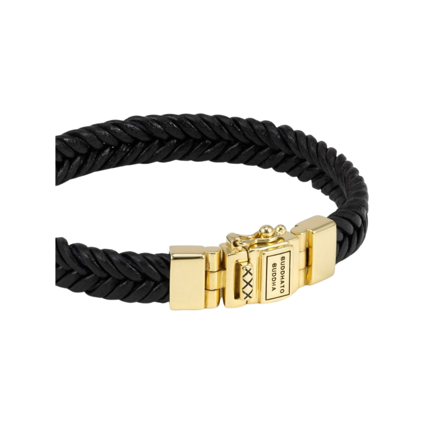 Bracelet Cuir Barbara Black Vermeil 138 BL