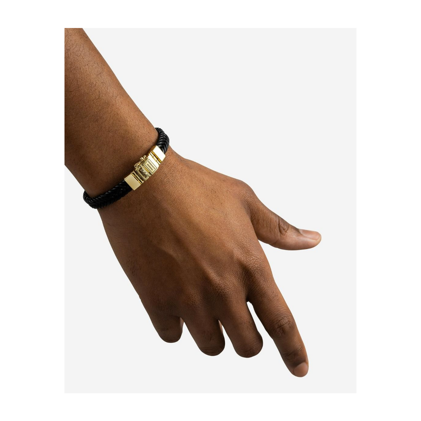 Bracelet Cuir Barbara Black Vermeil 138 BL