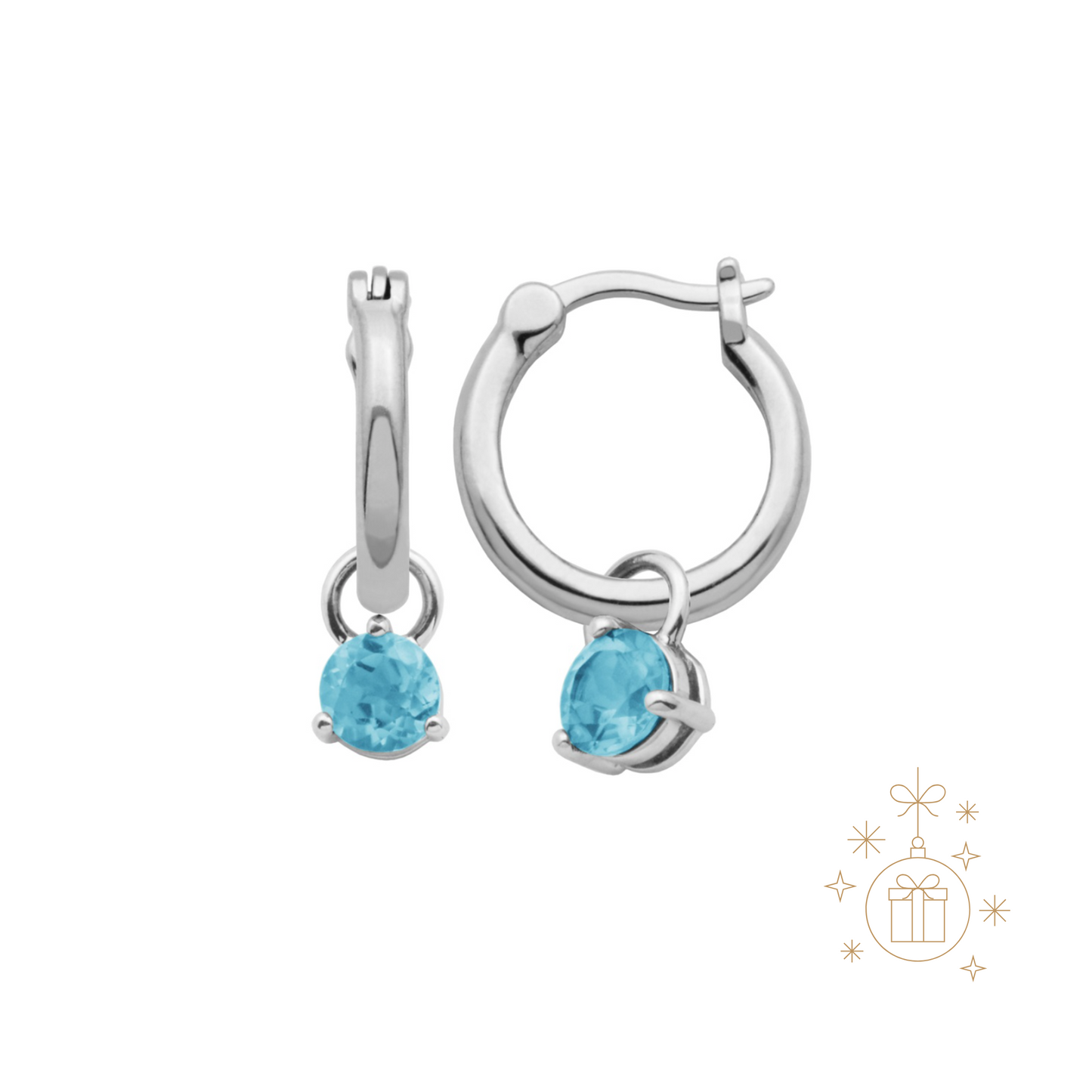 Anneaux Huggies + Pendentifs