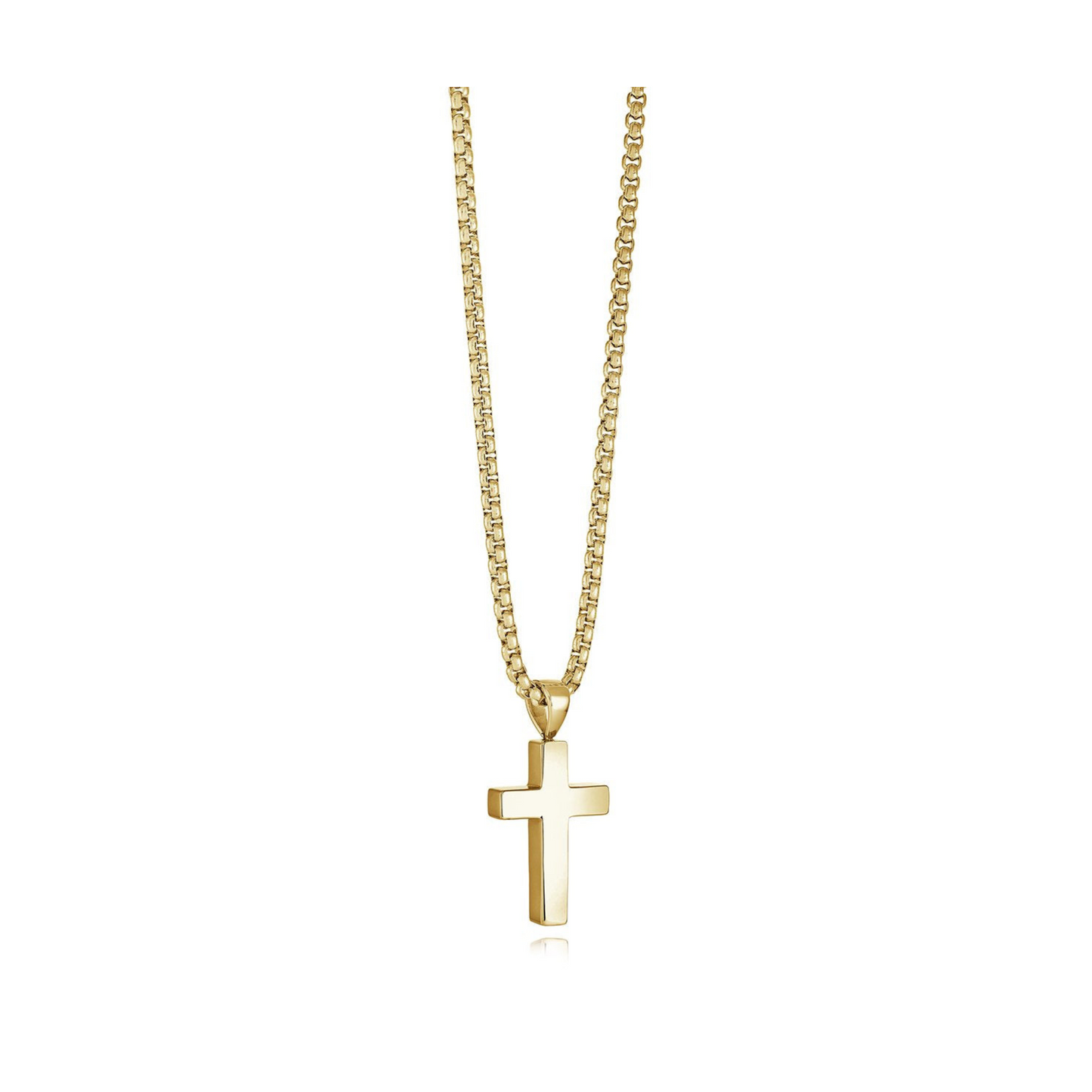 Collier Croix Acier Inoxydable