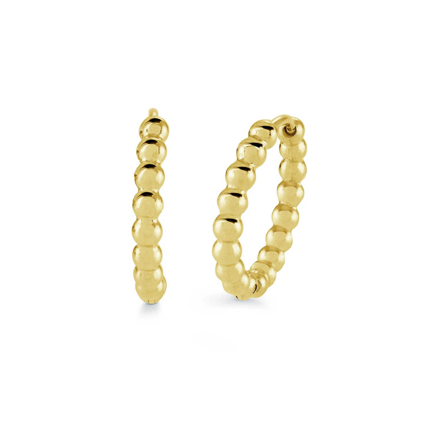 Boucle Huggies Boules Acier Inoxydable 16mm