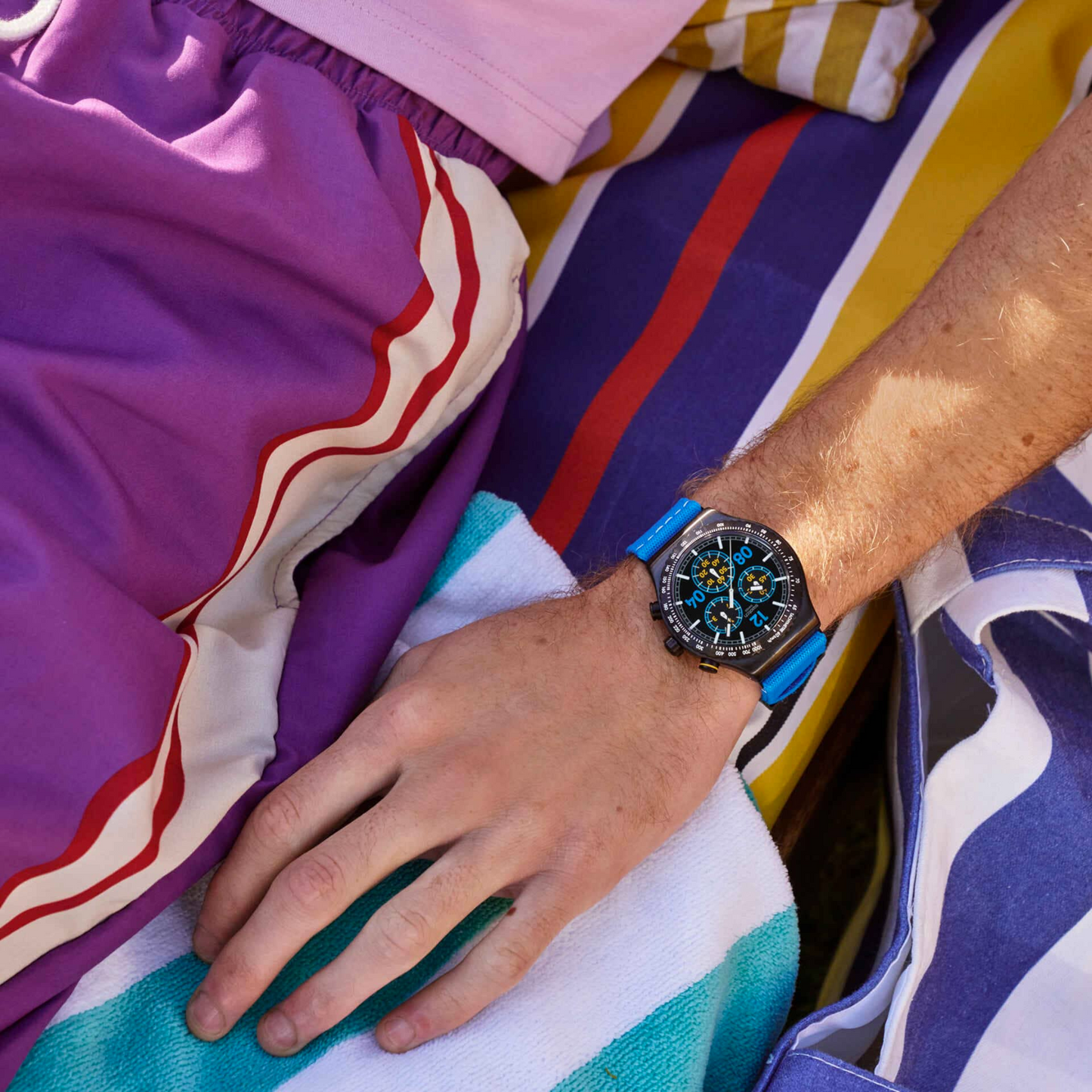 Montre Swatch Moments In Blue