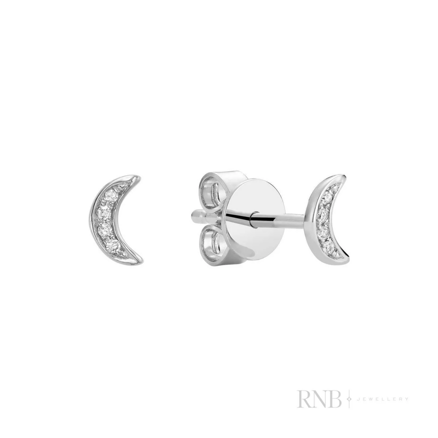 Boucles Mini Lunes et Diamants