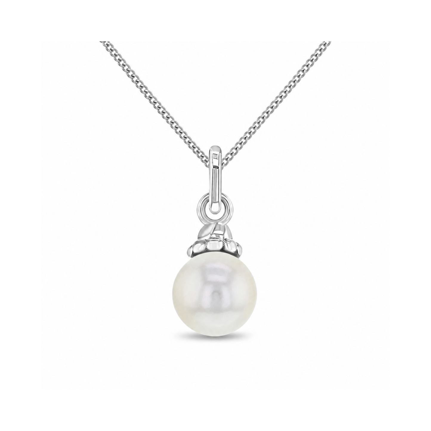 Collier Perle Blanche
