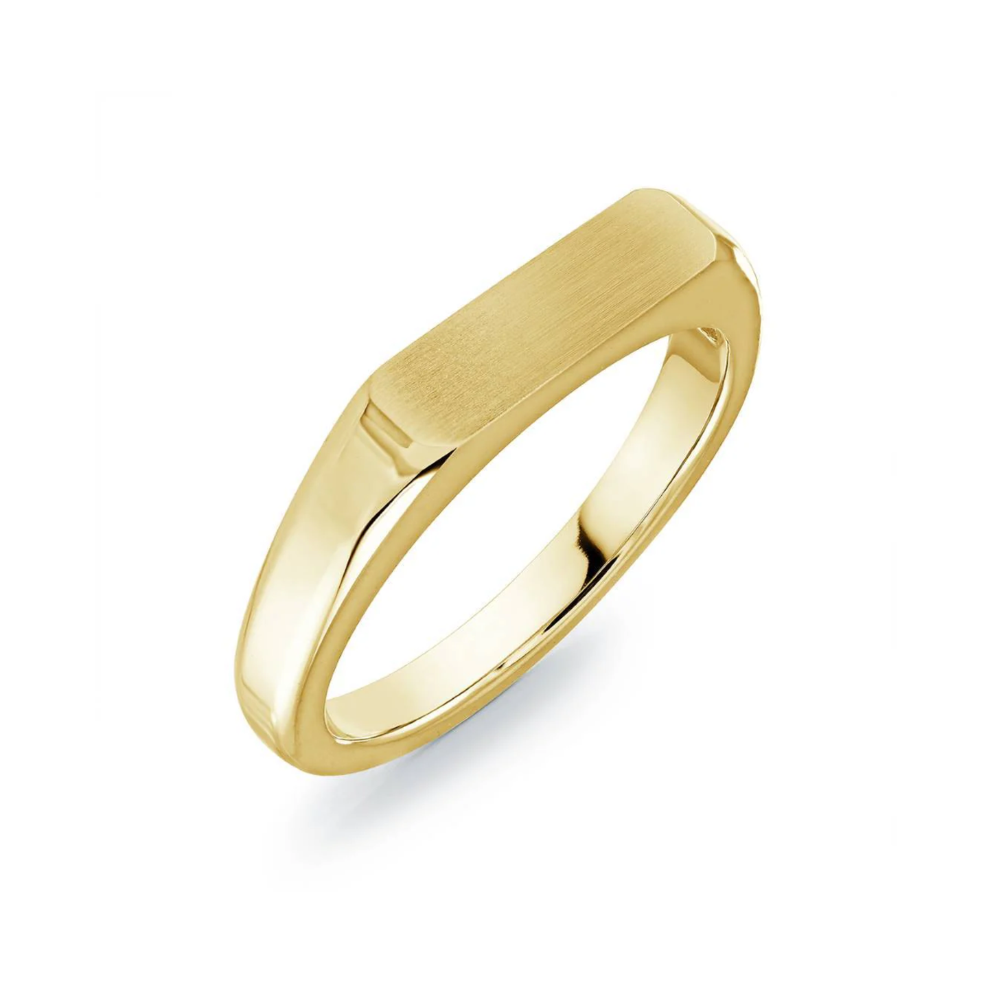 Bague Signet Acier Inoxydable