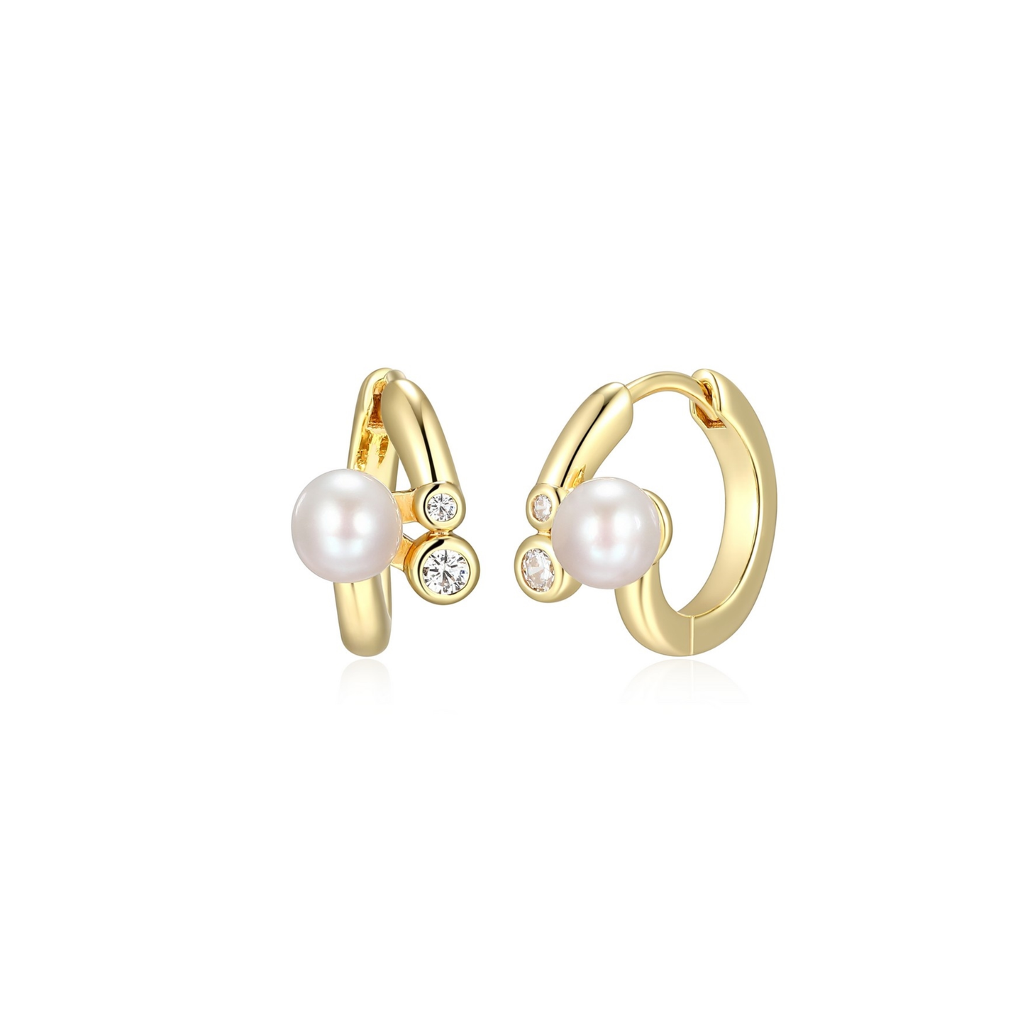 Boucles Huggies Perle Reign