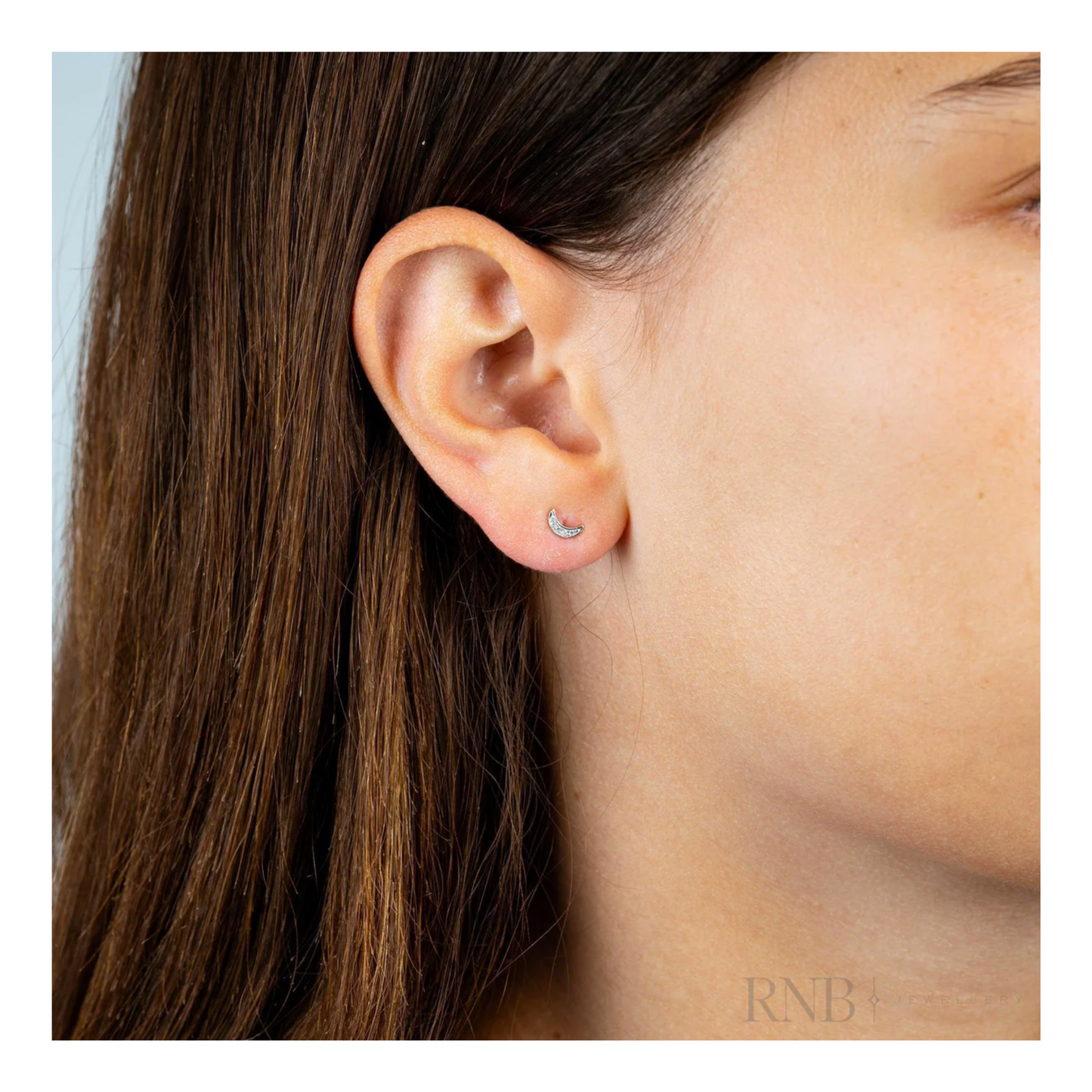 Boucles Mini Lunes et Diamants