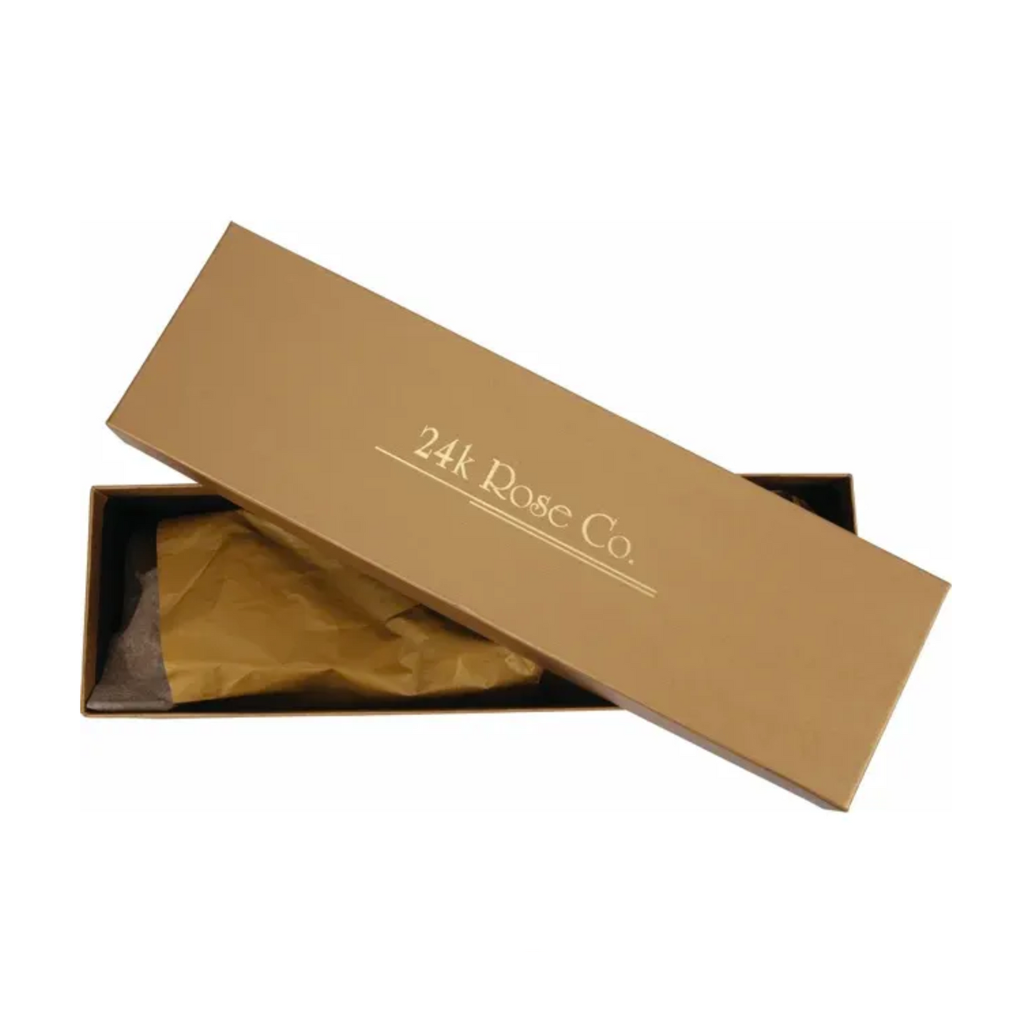 Rose Rouge Brillante Or 24kt