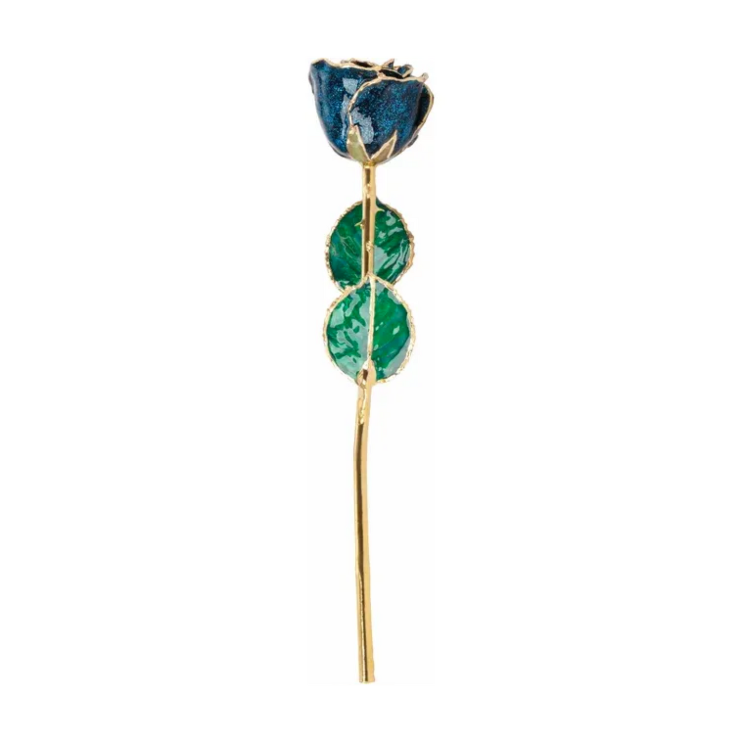 Rose Bleu Brillante Or 24kt