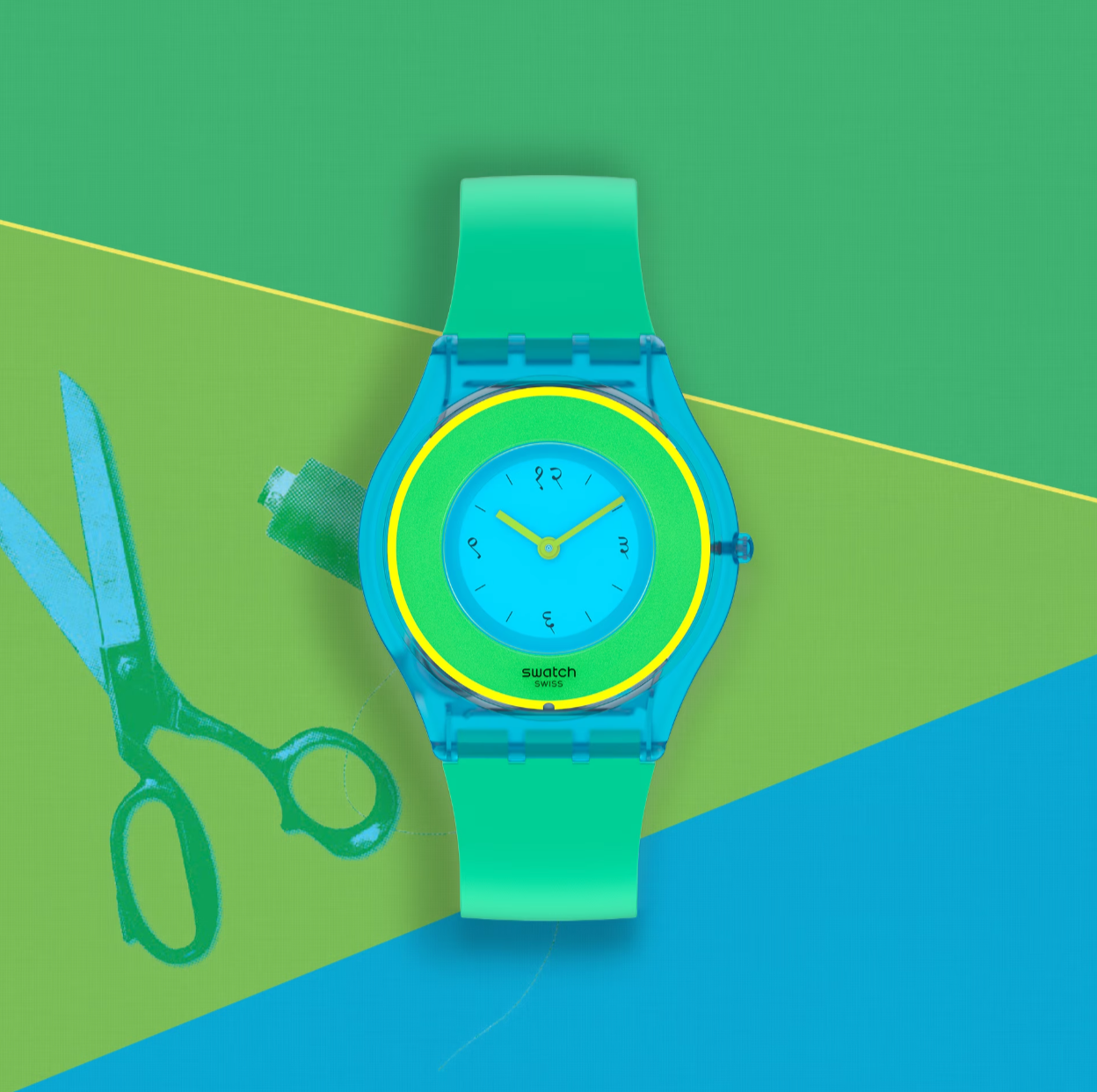 Montre SWATCH Hara Green 01