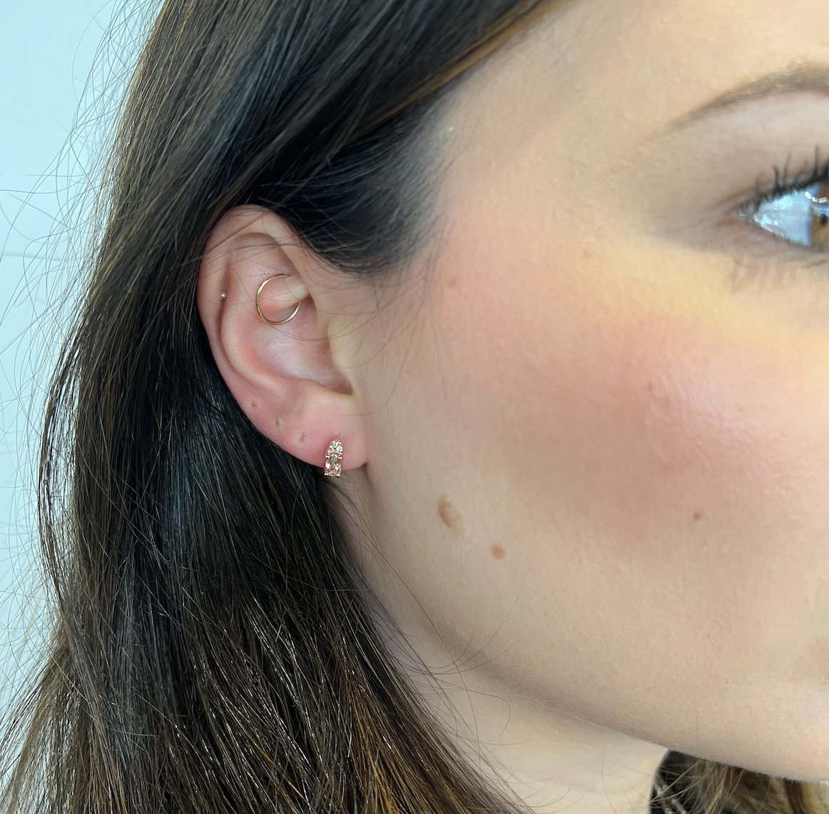Boucles Morganite