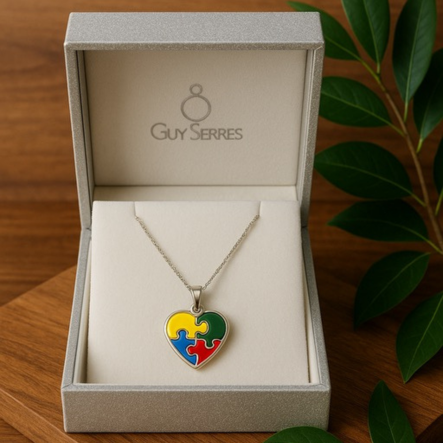 Collier Coeur Pour l'Autisme