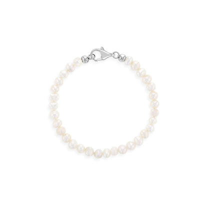 Bracelet Argent Perles Enfant