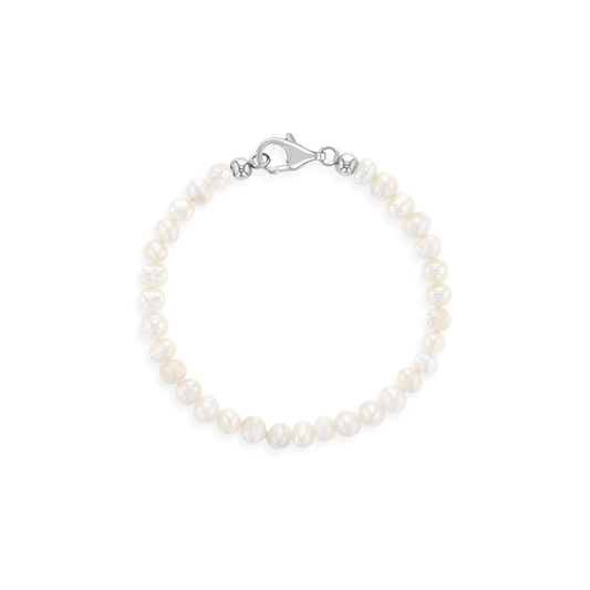 Bracelet Argent Perles Enfant