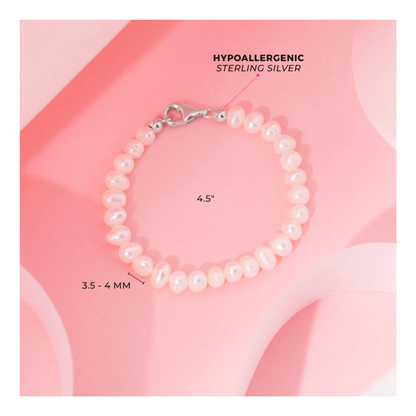 Bracelet Argent Perles Enfant