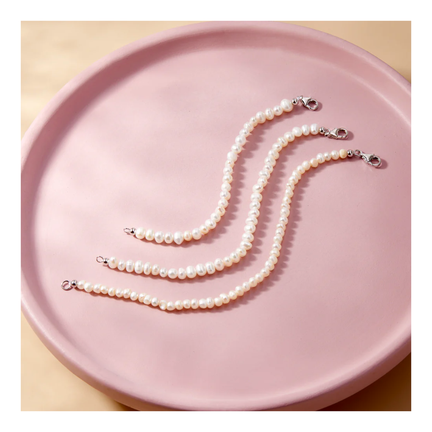 Bracelet Argent Perles Enfant