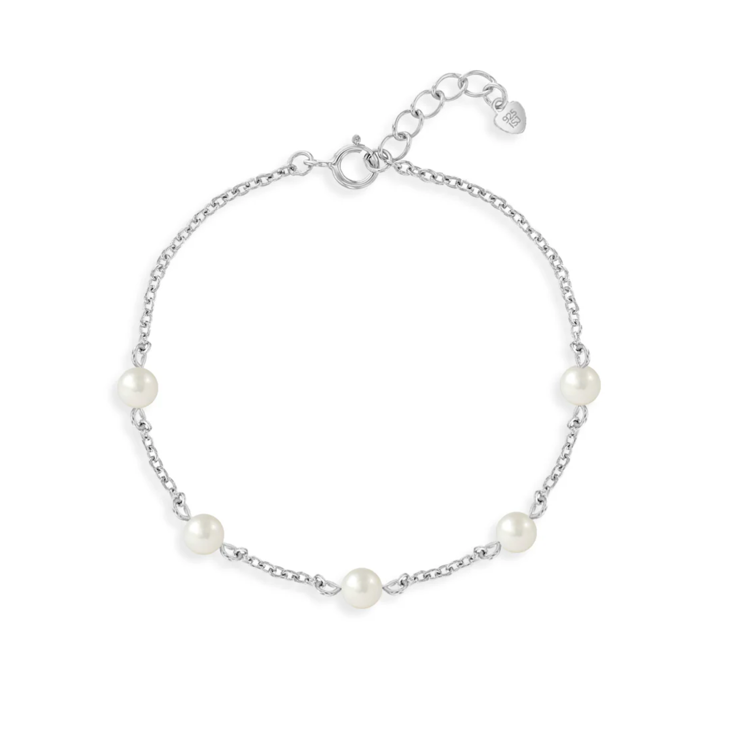 Bracelet Argent Perles Enfant