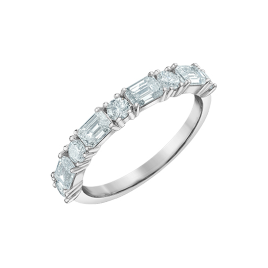 Jonc Semi-Éternité Diamants Laboratoire