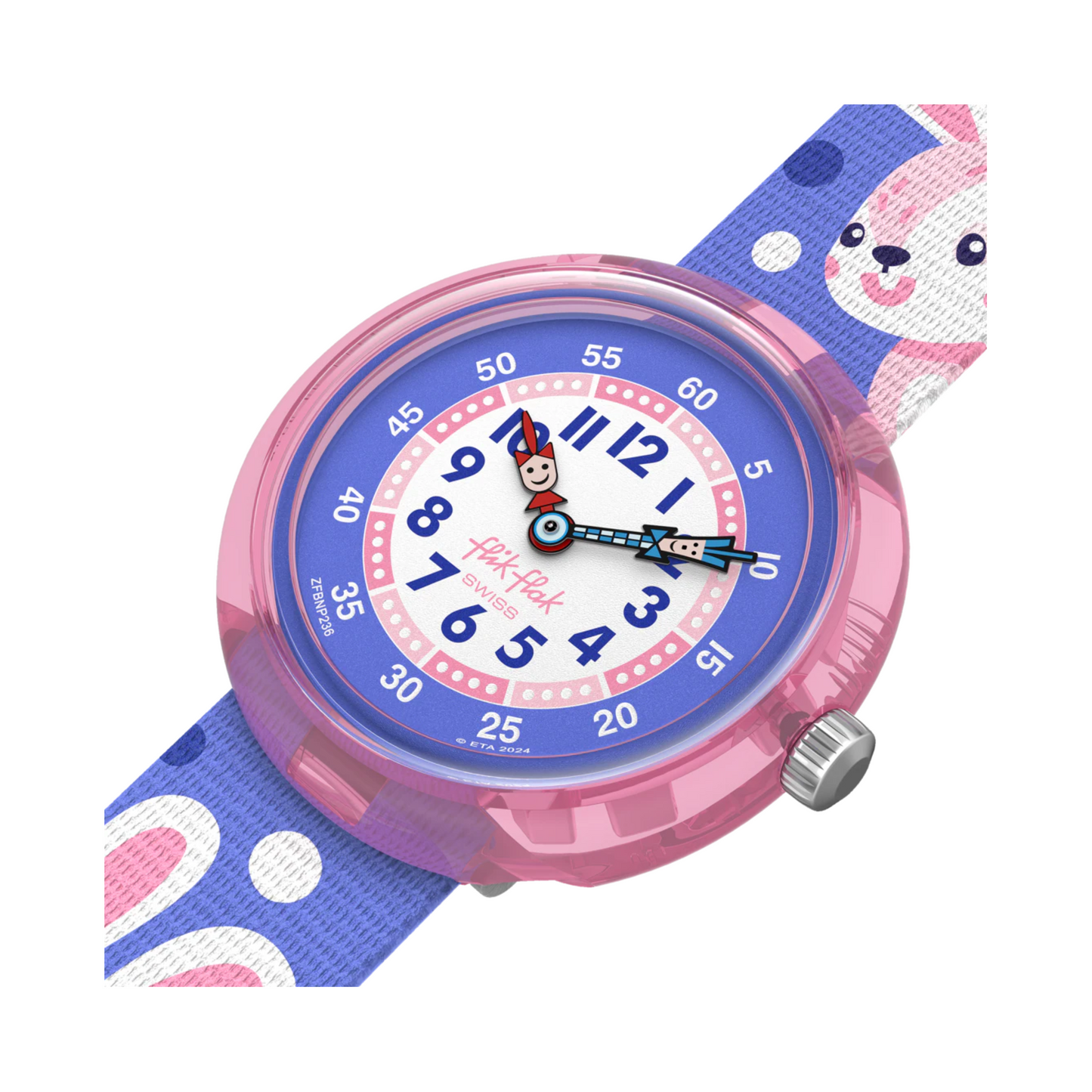 Montre FLIK FLAK Peek-A-Bunny