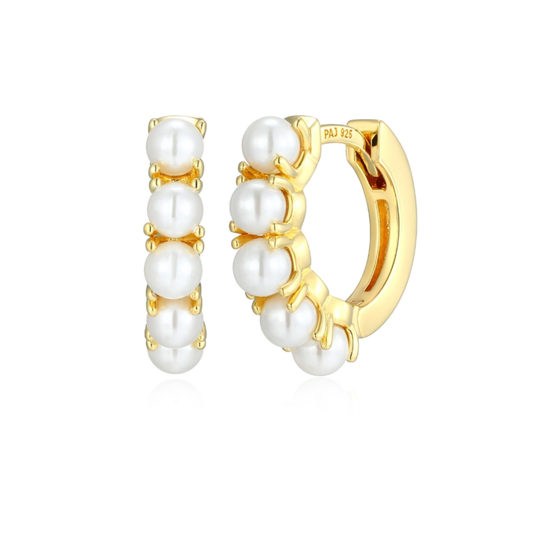 Boucles Reign Huggies Perles