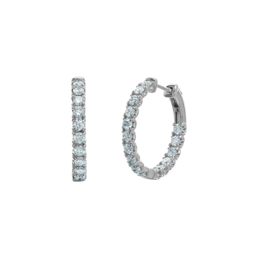 Boucles Huggies Diamants Laboratoire