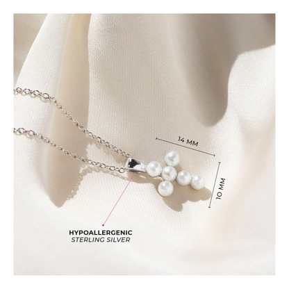 Collier Croix Perle