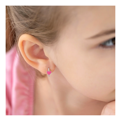 Boucles Huggies Coeur Enfant